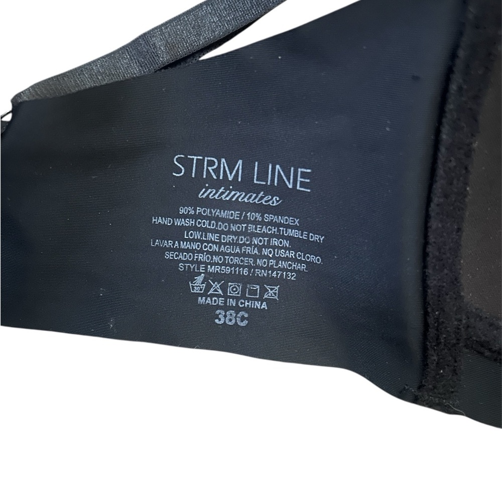 Strm Line Intimate Black Bra - Picture 5 of 5